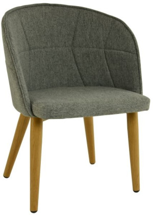 Fotel Dankor Design LIŚĆ szary