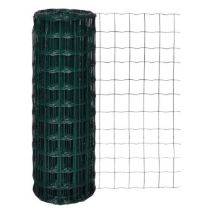 Siatka ogrodzeniowa stal 25x1.7m zielona