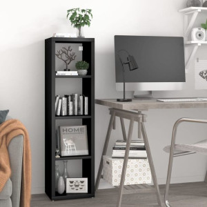 Półka kostka czarna 37x29.5x134.5cm MDF