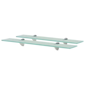 Półki szklane hartowane 2 szt. 60x10cm 8mm
