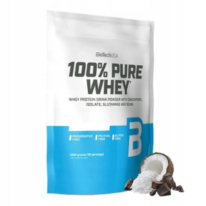 Odżywka Białkowa Koncentrat BioTechUSA 100% Pure Whey 1000g Czekolada Kokos