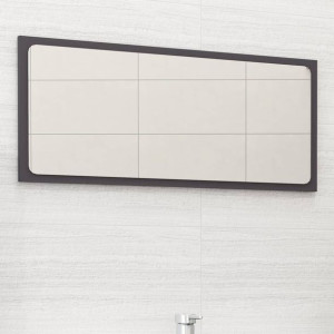 Lustro łazienkowe szare 80x1.5x37cm