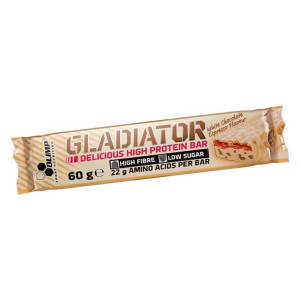 Baton Proteinowy Wysokobiałkowy Olimp Gladiator High Protein Bar 60g Biała