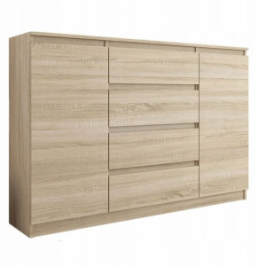 Komoda 140 cm Sonoma - Komody do salonu , pokoju