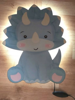 Lampka nocna chmurka dinozaur DINO dinuś LED Niebi