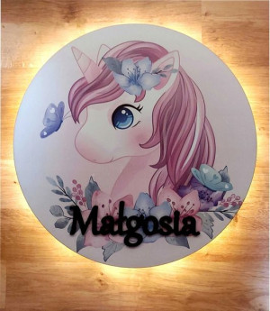 Lampka nocna JEDNOROŻEC PONY - ZWIERZAKI SŁODZIAKI