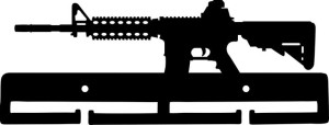 Wieszak na medale STRZELNICTWO karabin pistolet