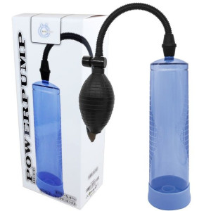 Boss Series -Powerpump - Klasyczna pompka do penisa, Niebieska