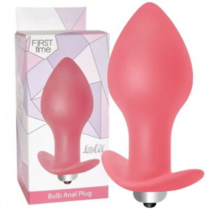 Lola Toys Anal Plug Bulb Anal Plug Dyskretny korek analny z wibracjami, Sil