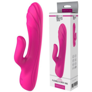 Wibraotr 2 silniki Sex Masażer Flexible G-Spot Vibe