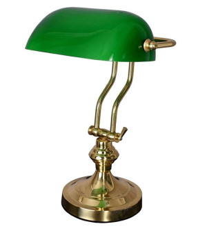 Lampa bankierska,  gabinetowa w stylu  BELLE EPOQUE secesja