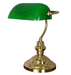 Lampa bankierska w stylu  BELLE EPOQUE secesja
