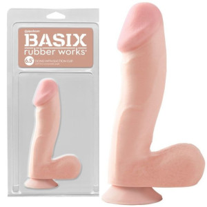 BRW 6.5" Dong with Suction Cup Realistyczne dildo z jądrami i przyssawką, P
