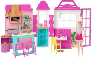Barbie - Restauracja + Lalka - Hbb91