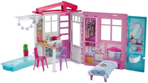 Barbie - Przytulny Domek Z Wyposażeniem - Fxg54