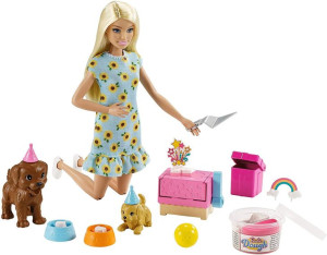 Barbie - Przyjęcie Dla Szczeniaczka Zestaw - Gxv74 Gxv75