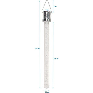 Zestaw 12 Lampa Solarnych Sopel Rgb