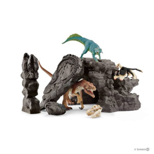 Schleich 41461 Zestaw Dinozaury + Jaskinia
