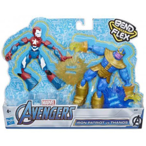 Hasbro E9197 Avengers Bend & Flex 2-pak