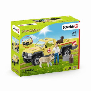 Schleich 425003 Samochód Weterynarza Na Farmie