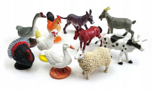 Figurki zwierząt domowych farm animals 71491 Hipo