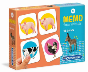 Clementoni 18082 Memo Zwierzęta Na Farmie
