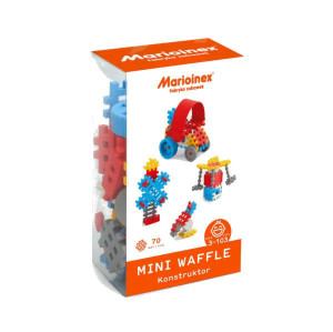 Klocki Konstrukcyjne Mini Wafle 70 Konstruktor Chłopiec 02806 Marioinex