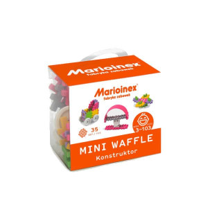 Klocki Konstrukcyjne Mini Wafle 35 Konstruktor Dziewczynka 02790 Marioinex