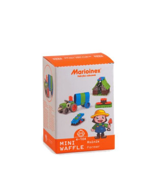 Klocki Konstrukcyjne Mini Wafle Rolnik 02554 Marioinex