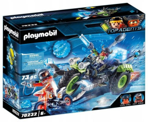 Playmobil 70232 Spy Team lodowy trójkołowiec