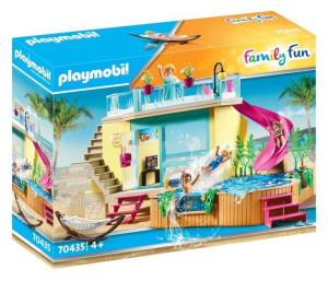 Playmobil 70435 bungalow z basenem