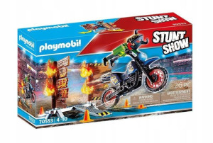 Playmobil 70553 motor z płonącą przeszkodą