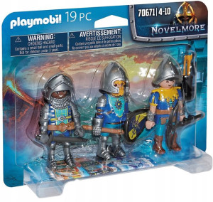 Playmobil 70671 trzech rycerzy Novelmore