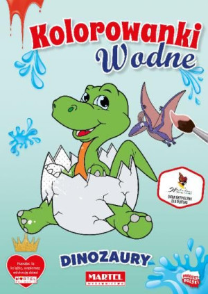 Martel Kolorowanka wodna Dinozaury 30702