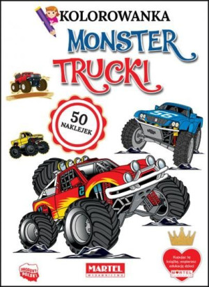 Martel monster trucki z naklejkami 30955