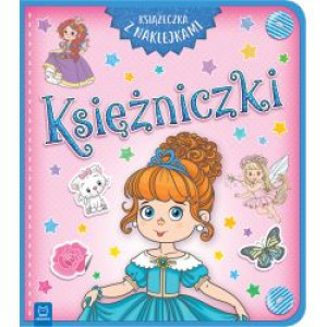 AKSJ księżniczki książeczka z naklejkami 65405