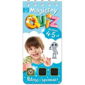 AKSJ magiczny quiz dla dzieci 4-5 lat niebieski 66167
