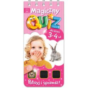 AKSJ magiczny quiz 3-4 lata różowy 66143