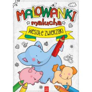 AKSJ malowanki malucha wesołe zwierzaki 65344