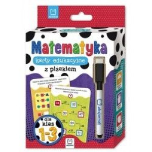 AKSJ matematyka karty edukacyjne z pisakiem dla klas 1-3 67881