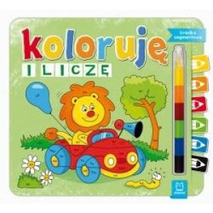 AKSJ koloruję i liczę kredka segmentowa 69564