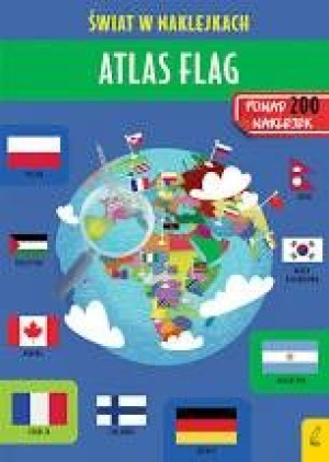 Wilga 76129 atlas flag. Świat w naklejkach