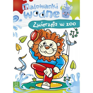AKSJ 30461 malowanki wodne. Zwierzęta w zoo.