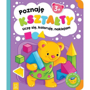 AKSJ 30645 poznaję kształty. Uczę się, koloruje, naklejam 3+