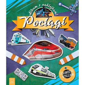 AKSJ 31581 pociągi album z naklejkami