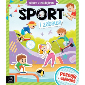 AKSJ 31659 sport i zabawa album z naklejkami