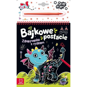 AKSJ 32687 bajkowe postacie. Zdrapywanka.