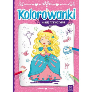 AKSJ 32717 kolorowanki małej dziewczynki