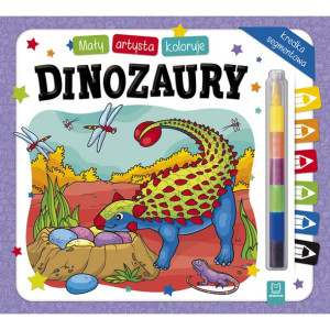 AKSJ mały artysta koloruje dinozaury 65382