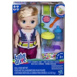 Hasbro E0635 Baby Alive Słodka Przekąska Blondyn